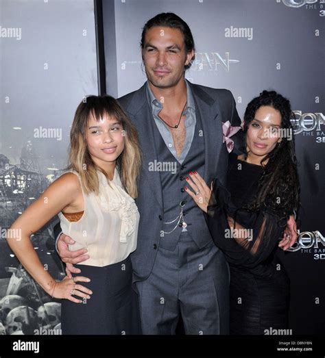 Zoe Kravitz And Jason Momoa