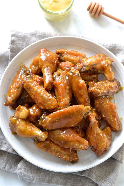 Honey Mustard Chicken Wings (Paleo - SCD) - Every Last Bite