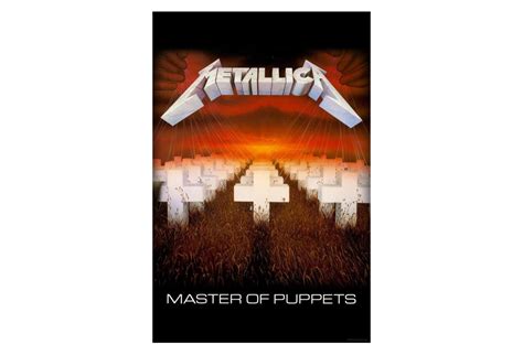 Metallica - Master Of Puppets Printed Textile Poster