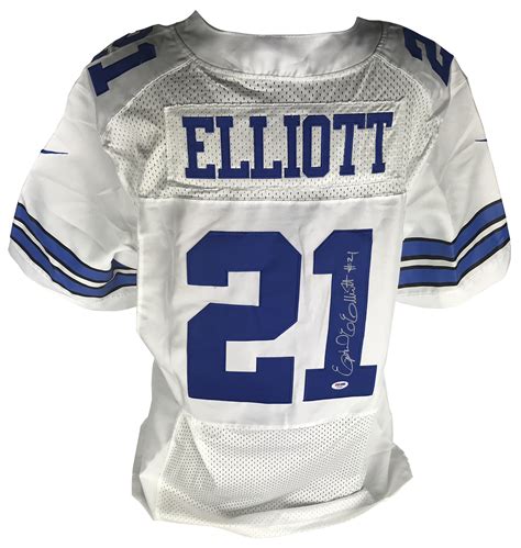 Lot Detail - Ezekiel Elliott Signed Dallas Cowboys Jersey (PSA/DNA)