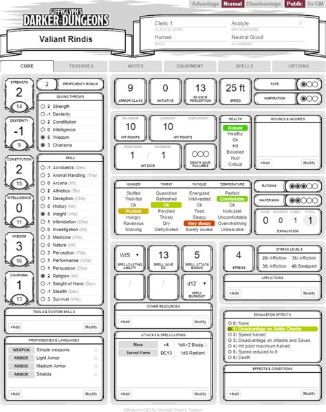 Roll 20 5e Character Sheet Global Damage Modifier 35 Images - Roll20 D D 5e Official Character ...