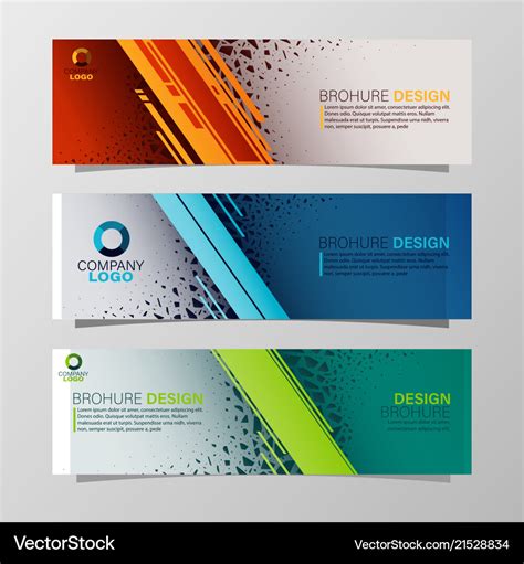 Leaflets 3 fold template Royalty Free Vector Image