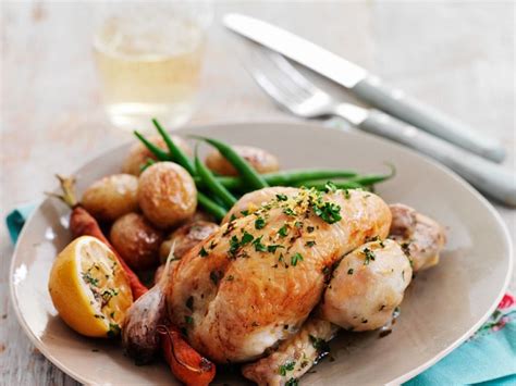 Oven Roasted Poussin with Vegetables recipe | Eat Smarter USA