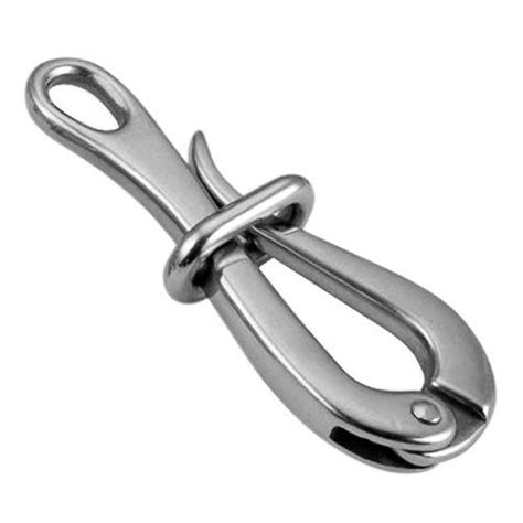 Stainless Steel Pelican Hooks with Link | Polished Finish | GS Products