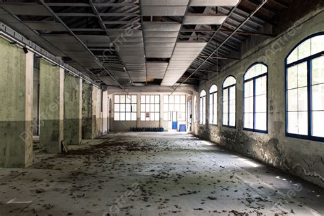 Interior Of An Abandoned Factory Abandoned Factory Ruin Photo ...