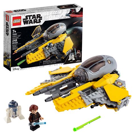 LEGO Star Wars Anakin’s Jedi Interceptor 75281: Action Battle Building Toy (248 Pieces ...