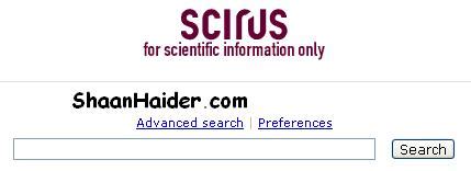 SCIRUS : Search Engine For Scientific Information Only | Geeky Stuffs