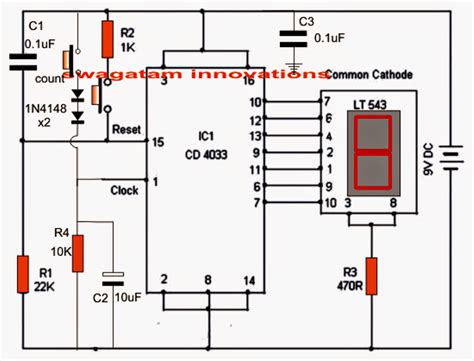 Object Counter Circuit Diagram