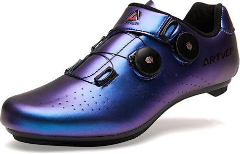 Scarpe da Ciclismo da Uomo Scarpe da Bici da Strada Compatibile con SPD ...