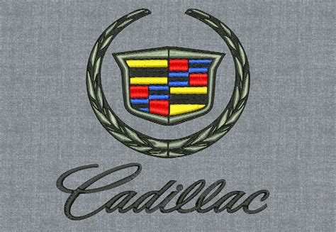 Cadillac logo Machine embroidery design 4 sizes | Etsy