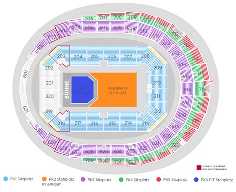 Panic! At The Disco Seating Plan - Lanxess Arena