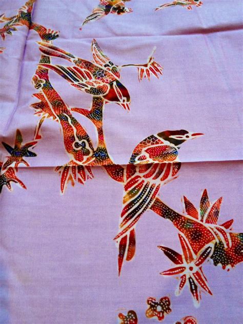 Handmade Indonesian Batik Painting 100% cotton hand-loomed