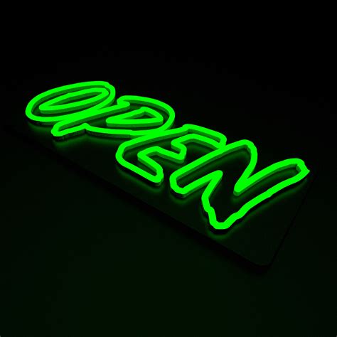 Large OPEN Neon Sign - HiNeon Custom Neon Sign