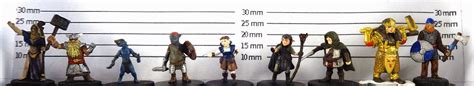 dnd miniature scale chart Right scale for d&d mini? : r/printedminis