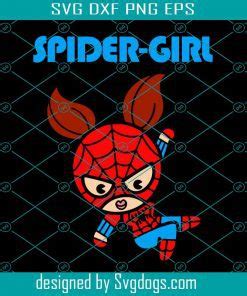 Marvel Spider-Girl Swinging Svg, Merry Christmas Svg, Marvel Christmas ...