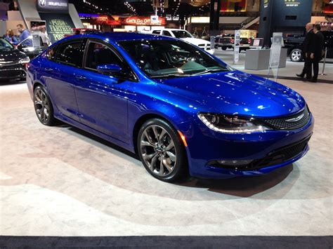 The all new 2015 Chrysler 200 in Vivid Blue Pear at the Chicago Auto Show | Chrysler 200 ...