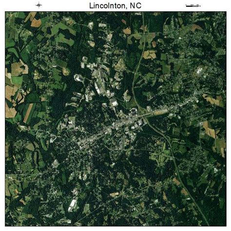 Aerial Photography Map of Lincolnton, NC North Carolina