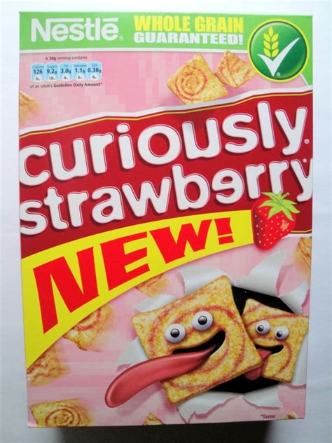 Grocery Gems: Review: Curiously Strawberry cereal by Nestle