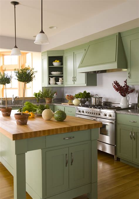 Green Kitchen Cabinet Ideas - Image to u