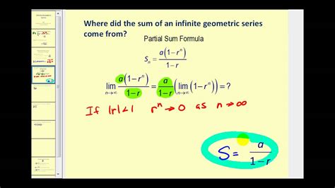 Infinite Geometric Series - YouTube