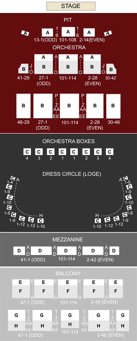 Wang Theater, Boston, MA - Seating Chart & Stage - Boston Theater