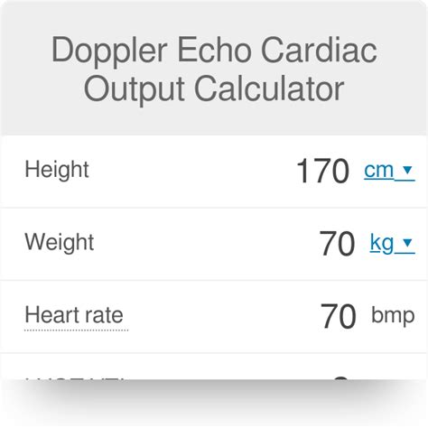 23+ Cardiac Output Calculator - LenkaTorran