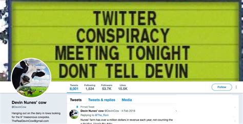 Devin Nunes sues Twitter, and Devin Nunes' cow, and Devin Nunes' mom ...