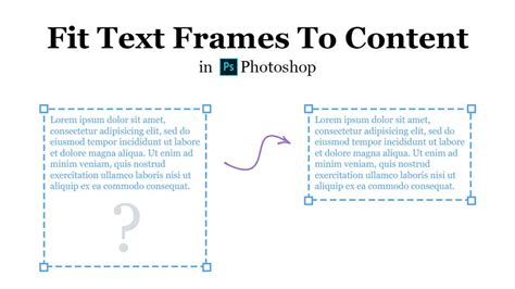 Fit Text Frame To Content for Photoshop