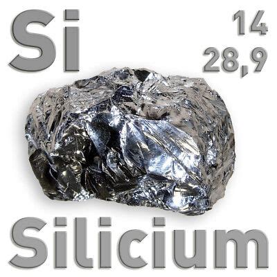 Silicon Metal Silicon Metal 14 SI 25 G-Silicon Pure Element - 99,995% ...