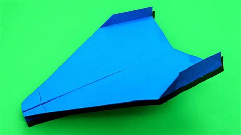 BEST paper Boomerang Airplane - How to Make Origami best Boomerang Plane that flies 100 feet ...