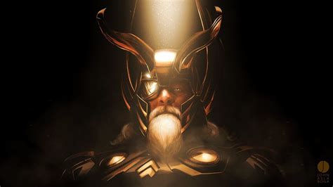 #Odin #Thor Anthony Hopkins #artwork Marvel Cinematic Universe #1080P # ...