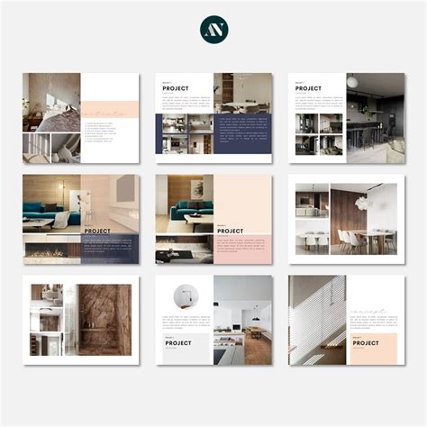 Clean Contemporary Interior Design Portfolio Template - Canva Template – Audrey Noakes Shop