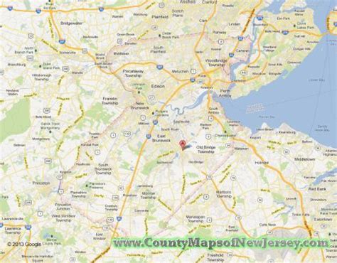 Map Of Middlesex County Nj - Maping Resources