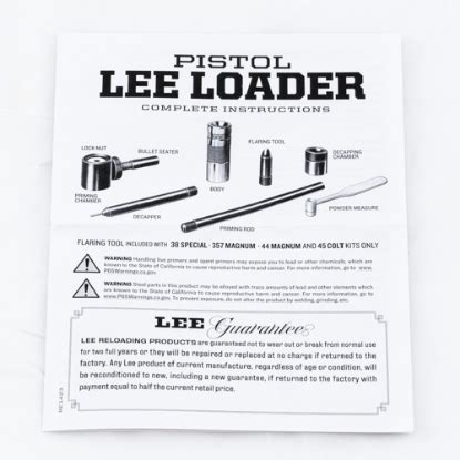 Lee Precision, Inc. - Lee Loader 357 Mag Parts