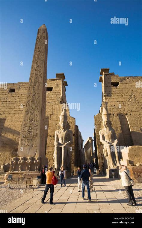 Obelisk in Karnak Temple complex. Luxor. Egypt Stock Photo - Alamy