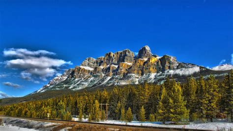 Castle Mountain, Alberta, Canada wallpaper | nature and landscape | Wallpaper Better