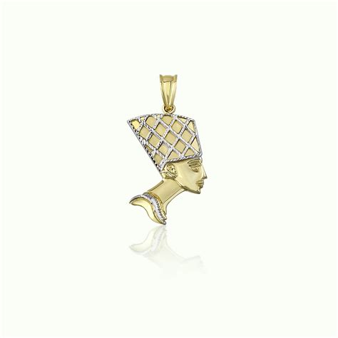 Queen Nefertiti Charm - 10K Gold Bonded - Antonius Jewelry