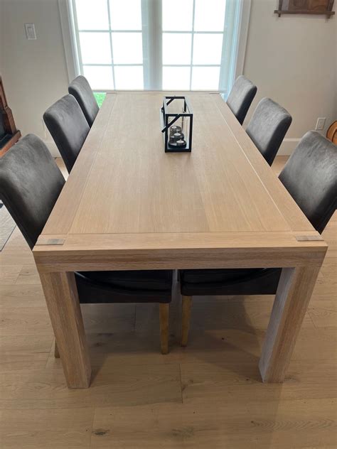 White Oak Dining Table - Etsy