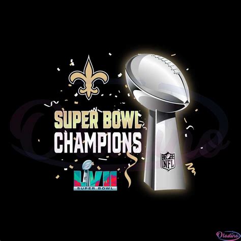 New Orleans Saints Super Bowl Lvii 2023 Champions Png