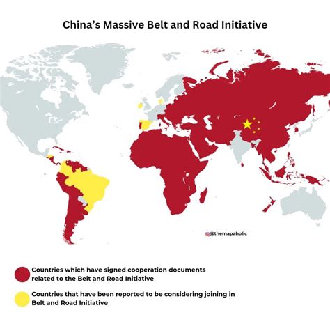 China’s Massive Belt and Road Initiative - Maps on the Web