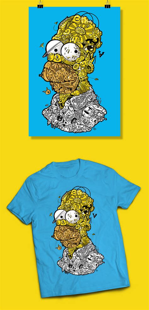 Homer Simpson Doodle Art on Behance