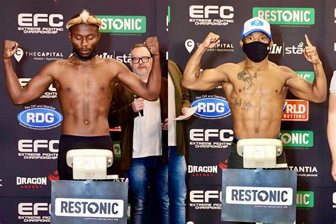 EFC 89: Drama as main-eventer Zulu fails to make weight