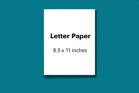 Letter Paper Size - MeasuringKnowHow