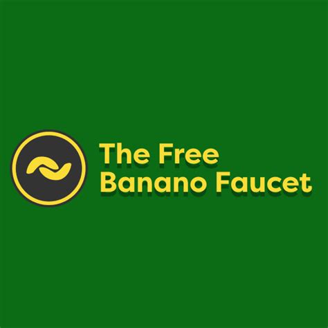 The Free Banano Faucet | Get free Banano sent to your Banano wallet