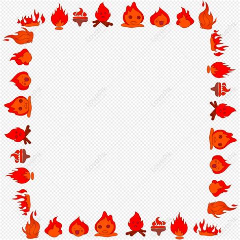 Fire Border Design