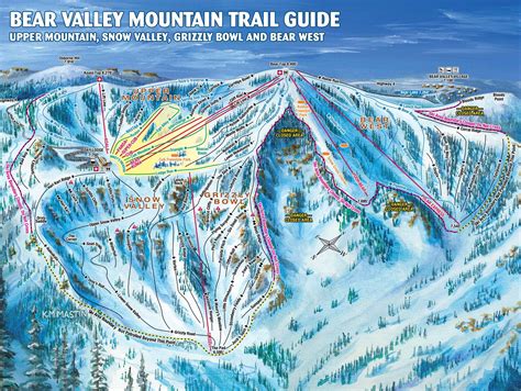 Bear Valley Trail Map | OnTheSnow