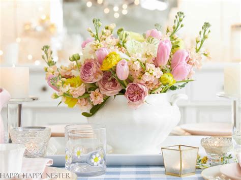 Vintage Flower Arrangement (Trader Joe's) - Happy Happy Nester