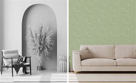 Sage Green Leaf Peel and Stick Wallpaper / Floral Removable - Etsy