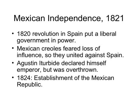 Latin American Independence Movements