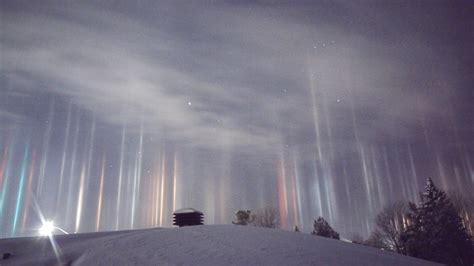 Not Aliens: Brilliant Light Pillars Appear Over Canada | Space